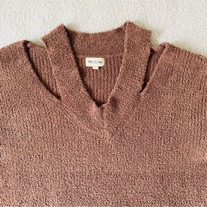 Sweater Womens The Bluivy Brown V‎ Neck Size M/L